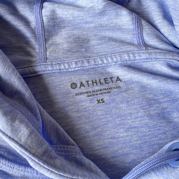 Athleta Uptempo Crop Hoodie in Lilac XS - Picture 2 of 7